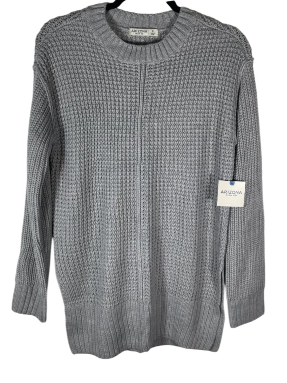 NWT! Arizona Knitted Sweater in Light Heather Grey